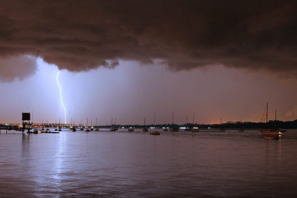 Lightning Crashes Is Your Boat in Danger During a Storm